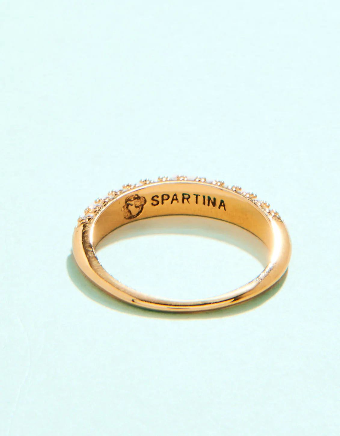 Spartina Tarnish Free Water Resistant Sparkling Avondale Crystal Ring