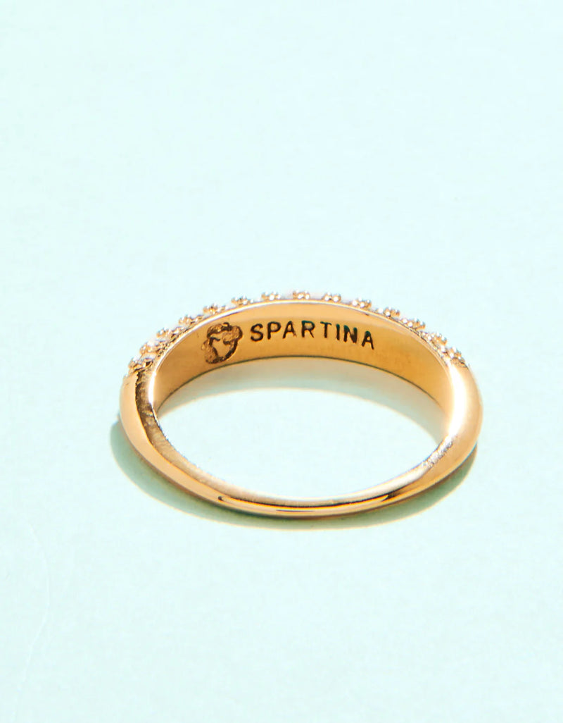 Spartina Tarnish Free Water Resistant Sparkling Avondale Crystal Ring