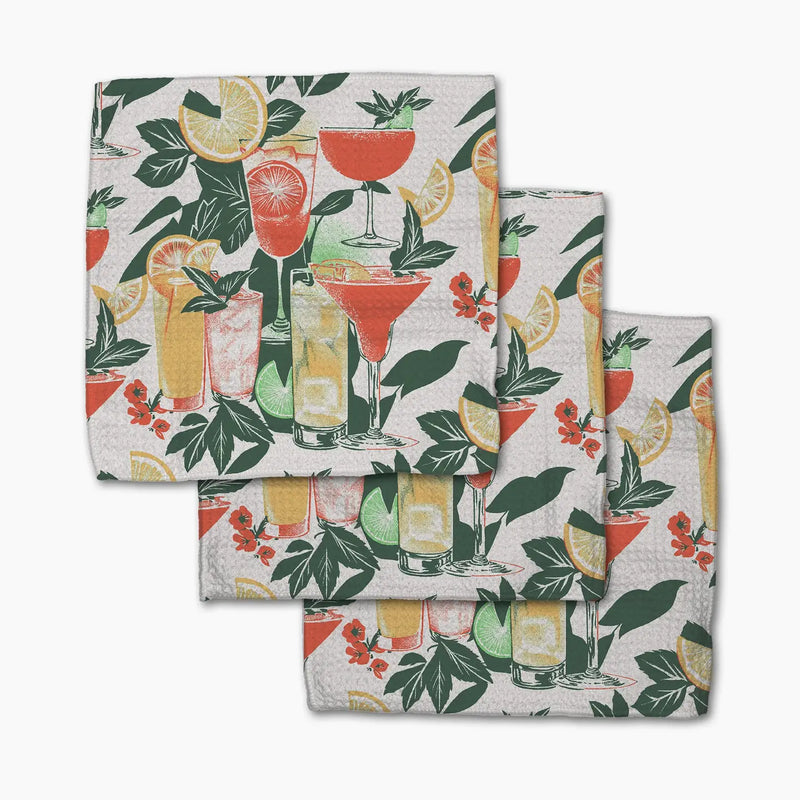 Geometry Summer Refreshments Dishcloth Set