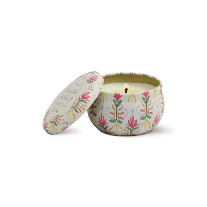 Paddywax Bronzed Gardenia Tulip 2oz Printed Tin