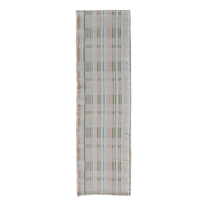 Plaid Cotton Table Runner