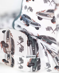Boosh Baby Boys Cars Pajama Zipper Sleeper