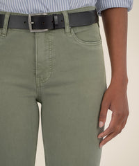 Kut from the Kloth Olive ‘Kelsey’ High Rise Flare Leg