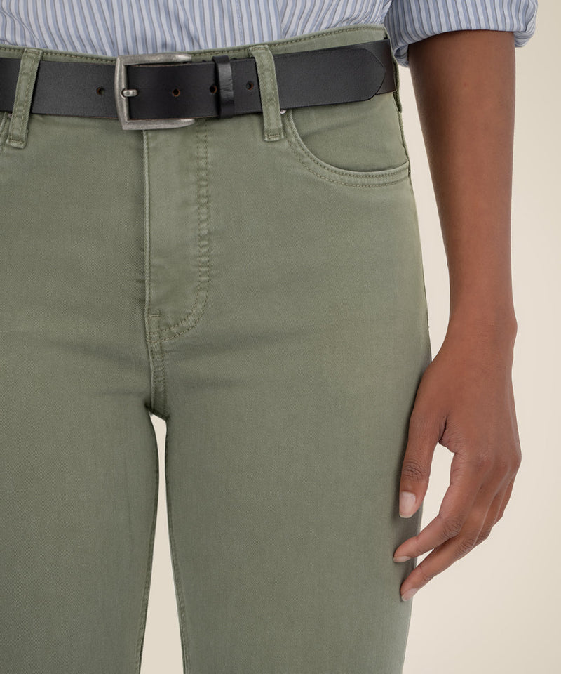 Kut from the Kloth Olive ‘Kelsey’ High Rise Flare Leg