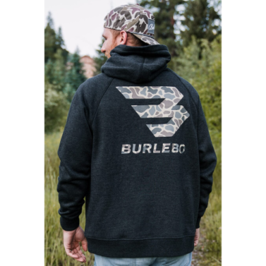 Burlebo Camo Signature Logo Fleece Hoodie