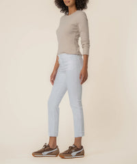 Kut From the Kloth Amy Mid Rise Crop Straight Leg - Optic White