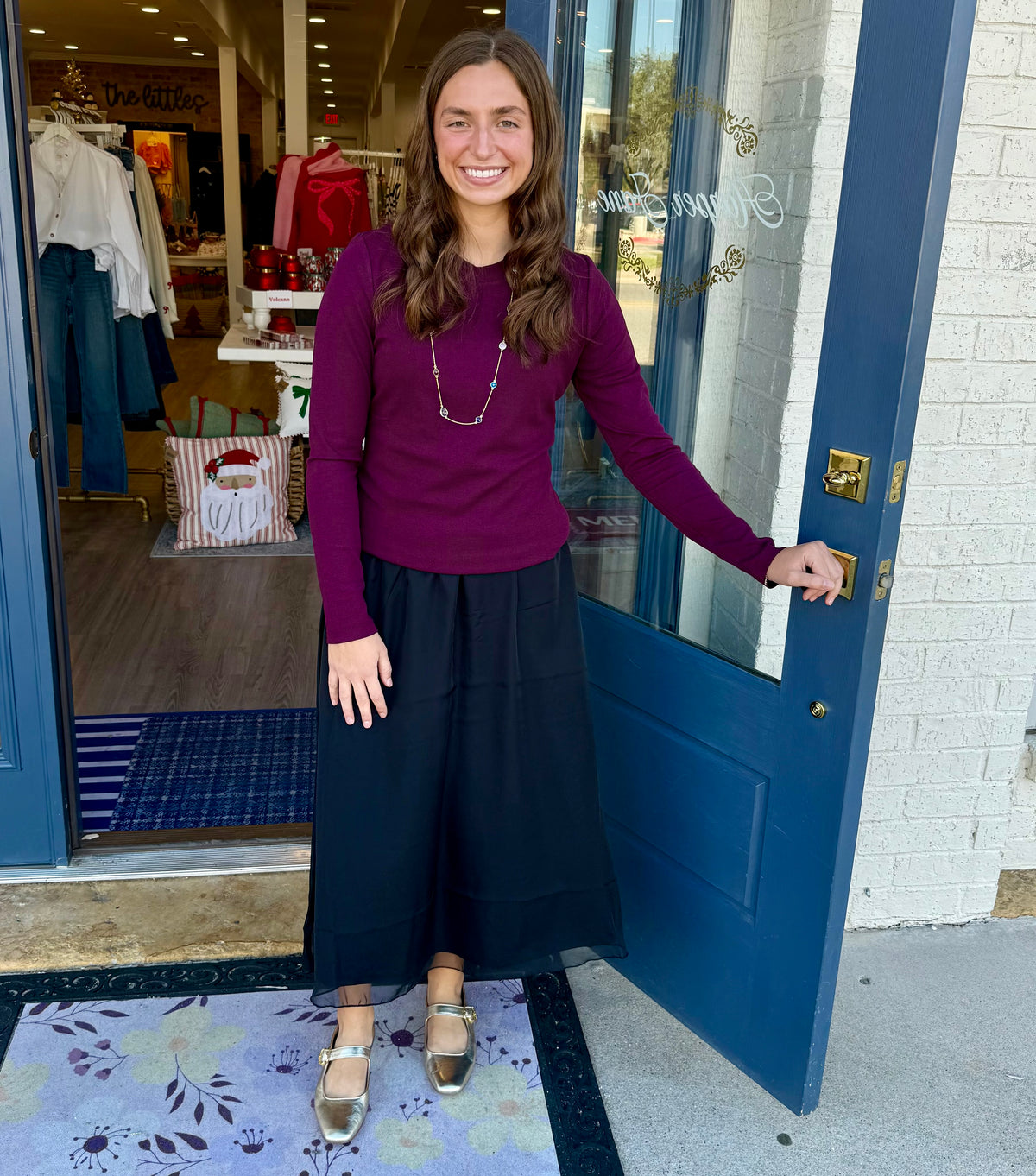 Kut from the Kloth Noelie Top - Berry