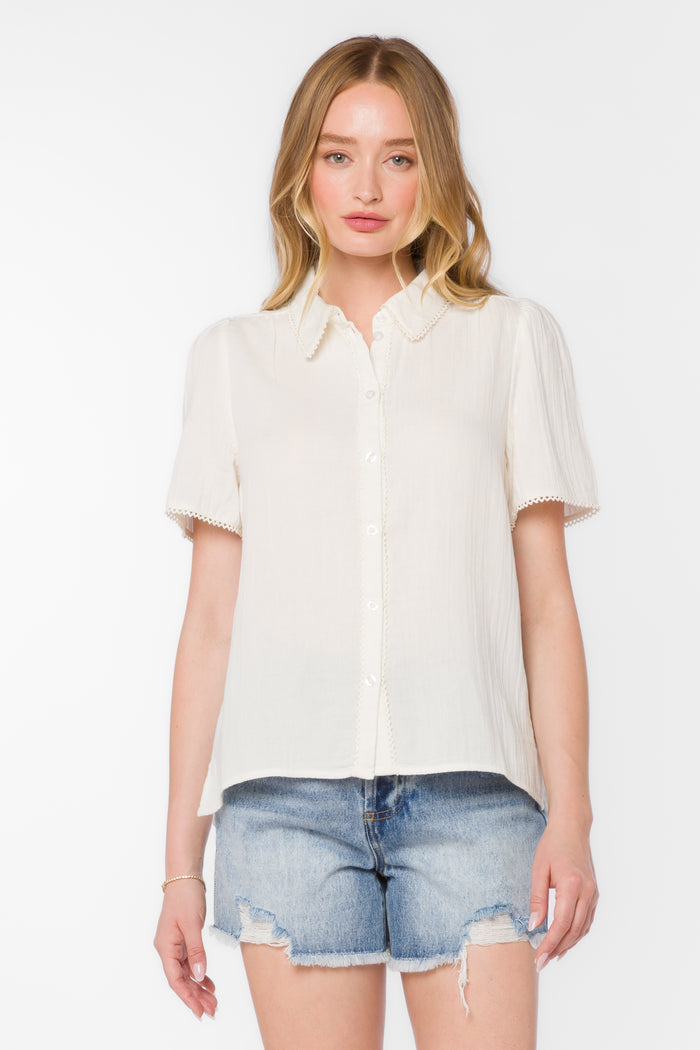 Nadette White Top
