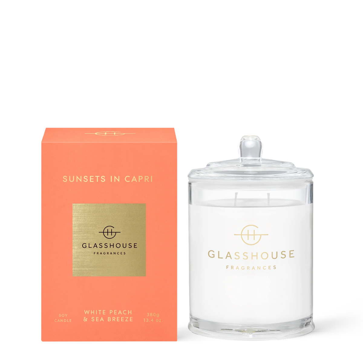Glasshouse Sunsets in Capri Candle 13.4 oz