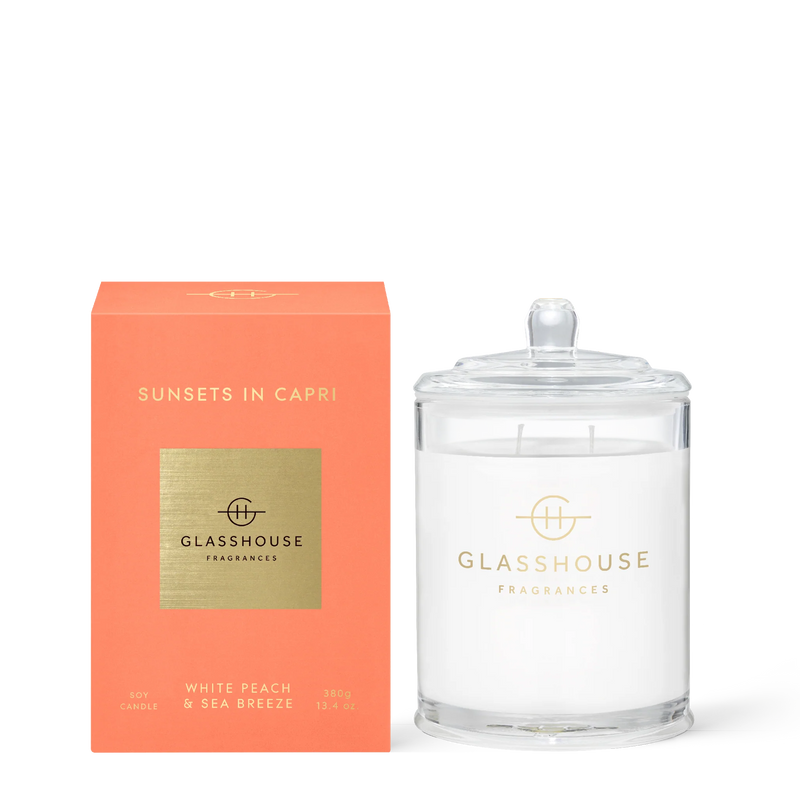 Glasshouse Sunsets in Capri Candle 13.4 oz