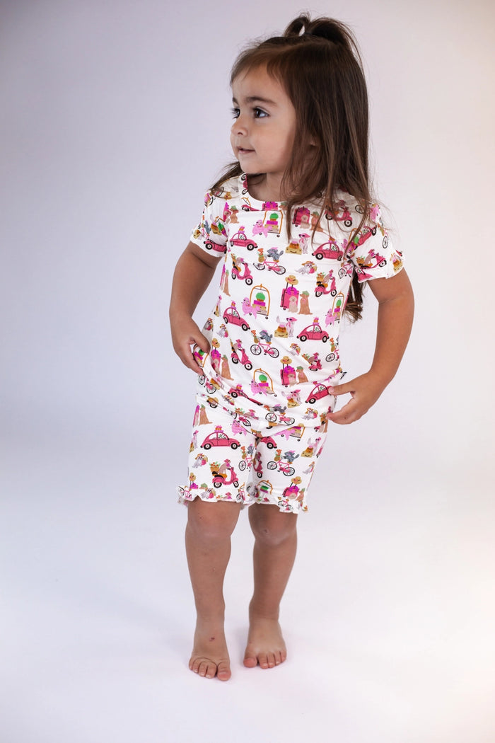 Puppy Chic Ruffle Pj