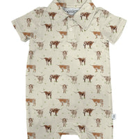 Longhorn Polo Romper