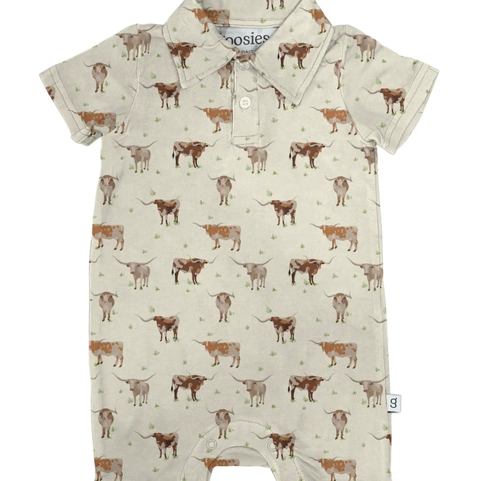 Longhorn Polo Romper