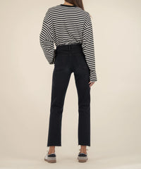 Kut from the Kloth ‘Kelsey’ High Rise Ankle Flare with Raw Hem