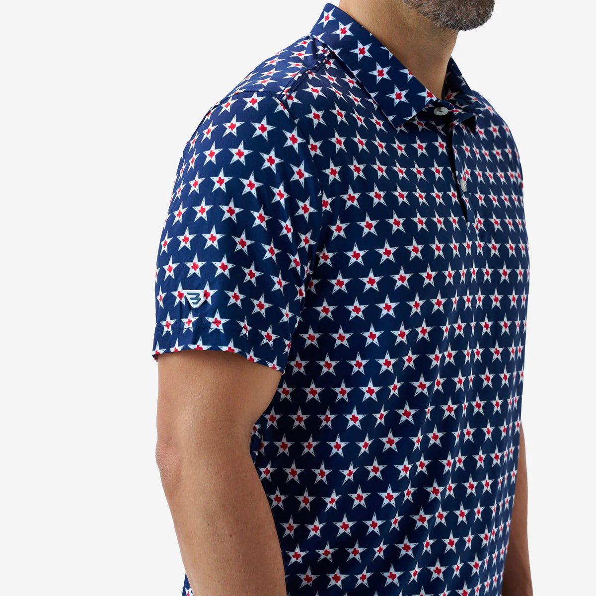 Burlebo Performance Polo - Texas Vintage (Navy)