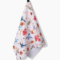 Geometry Autumnal Bird Skies Tea Towel