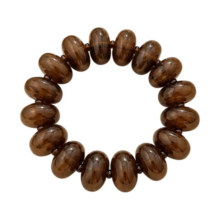 Bora Chunky Stretch Bracelet - Brown