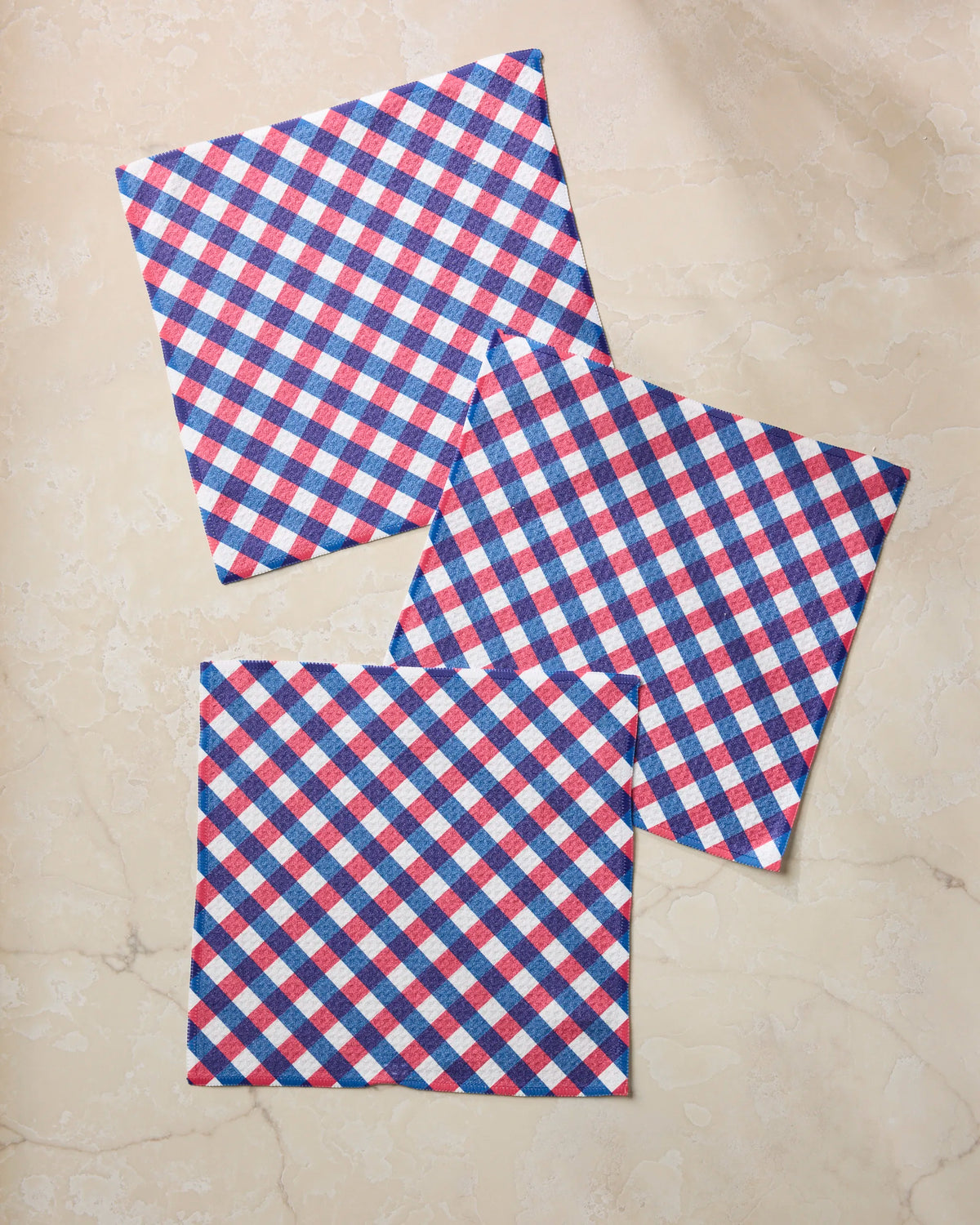 Geometry Heritage Check Dishcloth Set