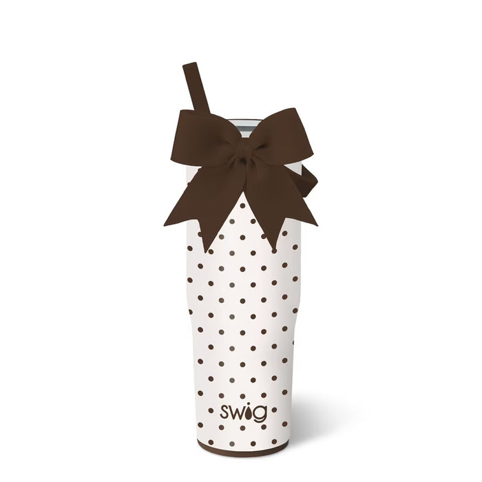 Mocha Dots Leakproof To-Go Tumbler 30oz