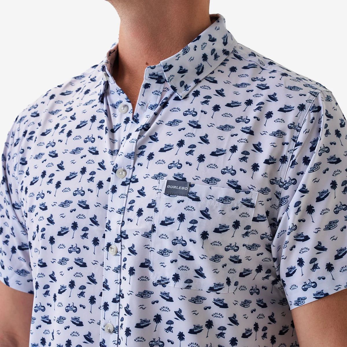 Burlebo On The Water Performance Button Up