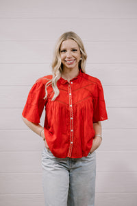 Paige Top - Red by Oh My Stars