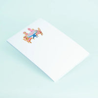 Dogs Playing Mahjong Notepad