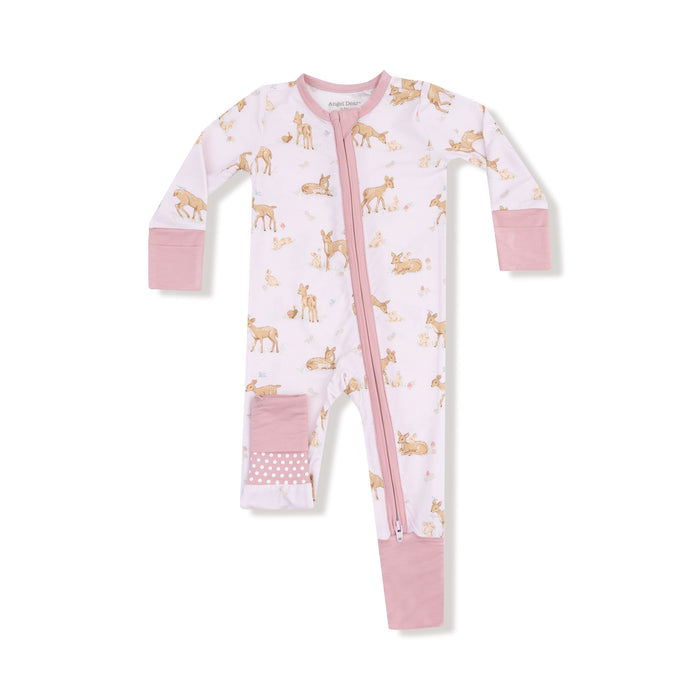 Angel Dear Little Fawn 2 Way Zipper Romper