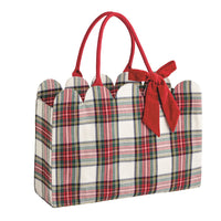 Tartan Scallop Totes