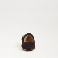 Sam Edelman Michaela Mary Jane Flat, Chocolate Suede
