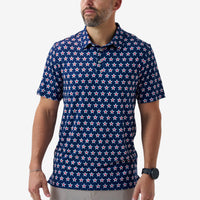 Burlebo Performance Polo - Texas Vintage (Navy)