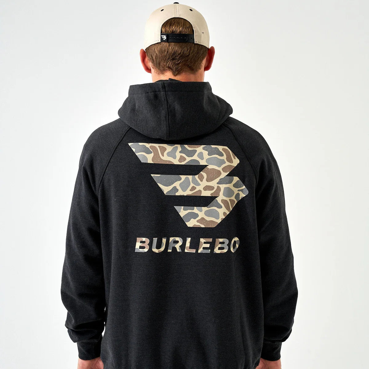 Burlebo Camo Signature Logo Fleece Hoodie