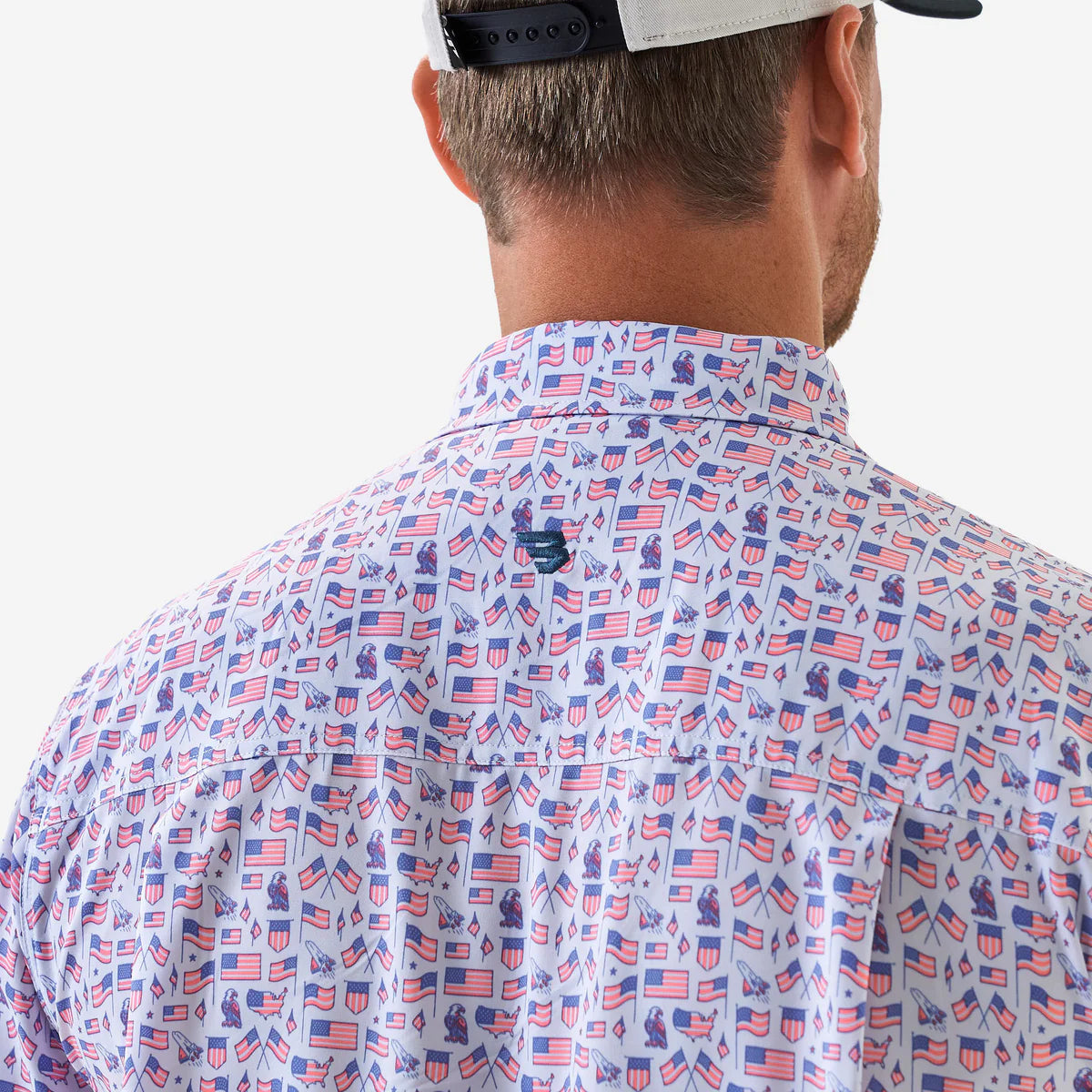 Burlebo Performance Button Up - Old Glory
