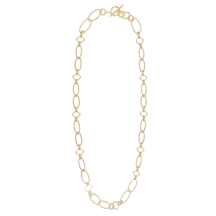 Horizon Chain Necklace in Gold