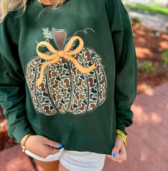 Camo Pumpkin Sweatshirt