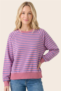 Gina Striped Sweatshirt