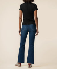 Kut From The Kloth Langley Short Sleeve Rib Top