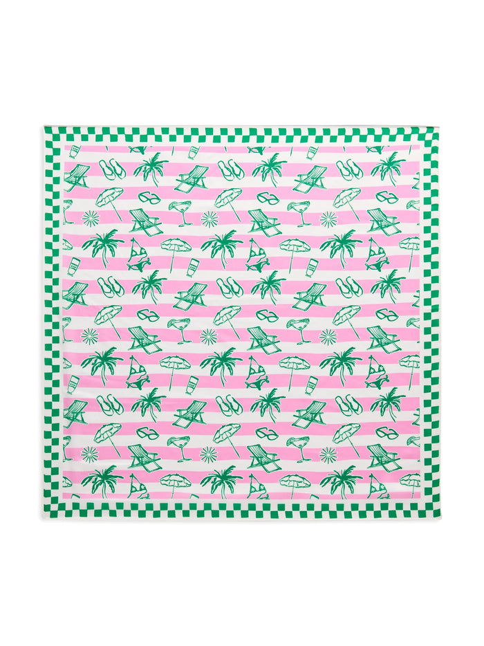 Shiraleah Tropical Scarf - Pink
