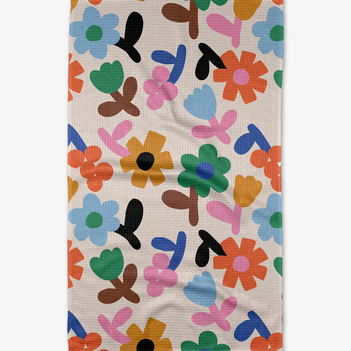 Geometry Sunny Bloom Tea Towels