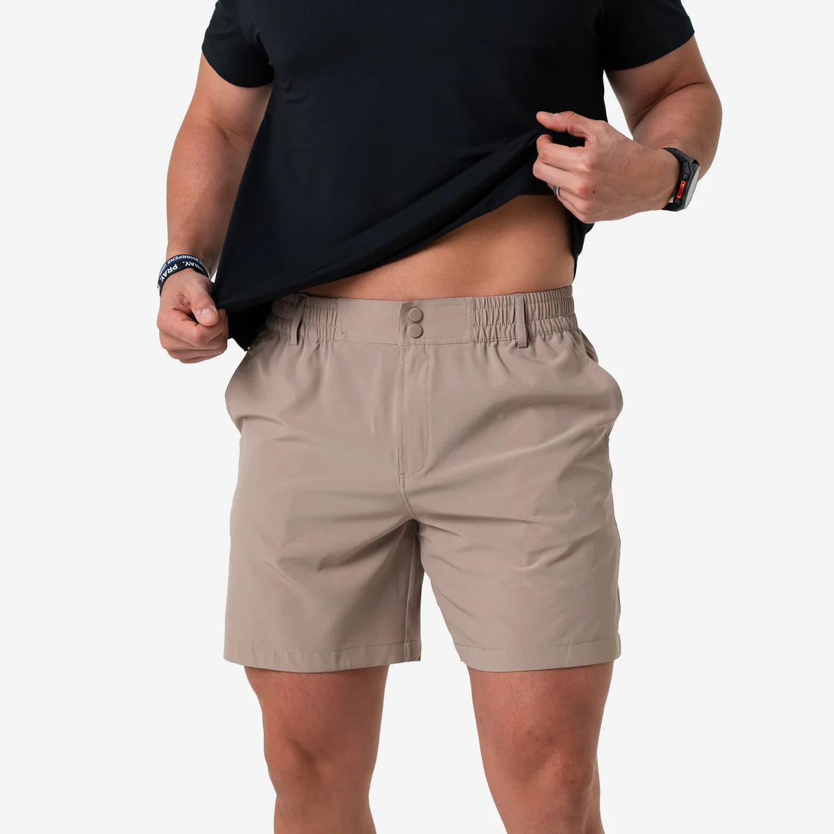 Burlebo Everyday Short - Cobblestone Khaki - Duck Hunt Pocket