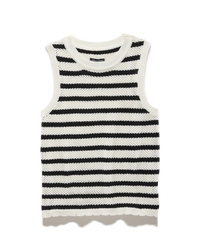Iris Stripe Sweater Tank