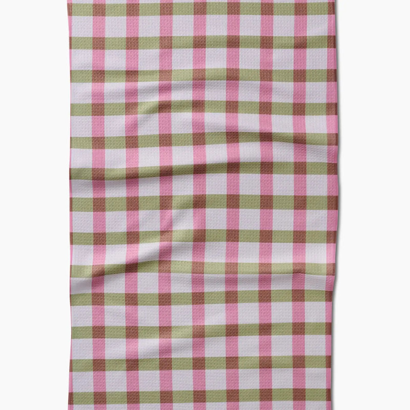 Geometry Patricia Plaid Tea Towel