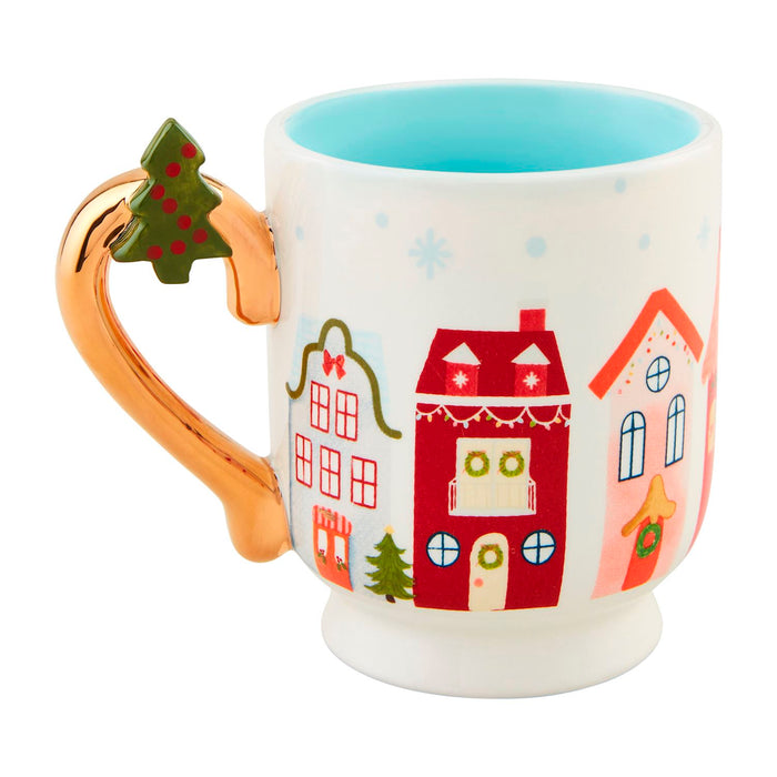 Christmas Pedestal Mugs in Assorted Styles