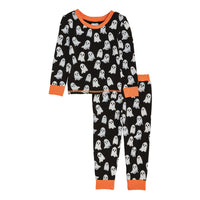 Black Ghost Glow Pj Set
