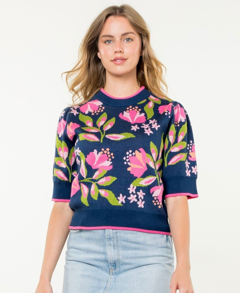 Brianna Floral Sweater