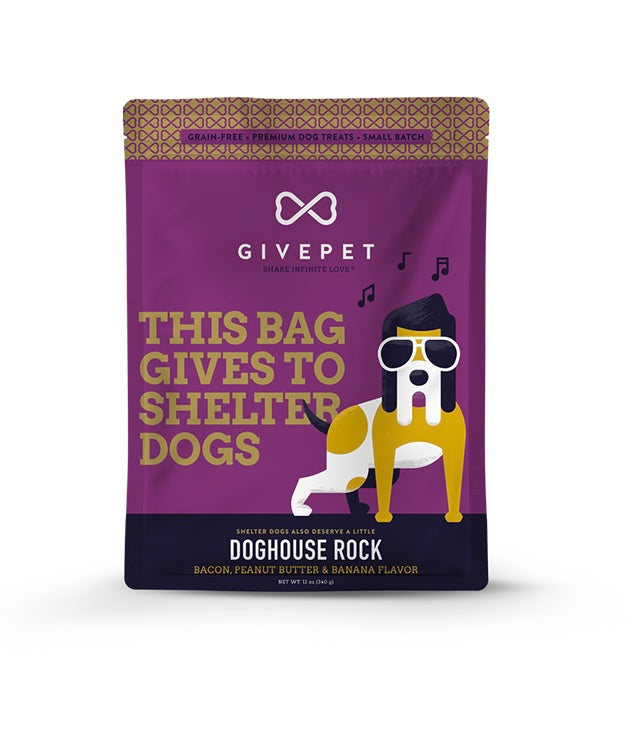 Doghouse Rock Baked Biscuits - 11oz Bag Dog Treats