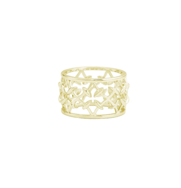 Natalie Wood Believer Ring- Gold