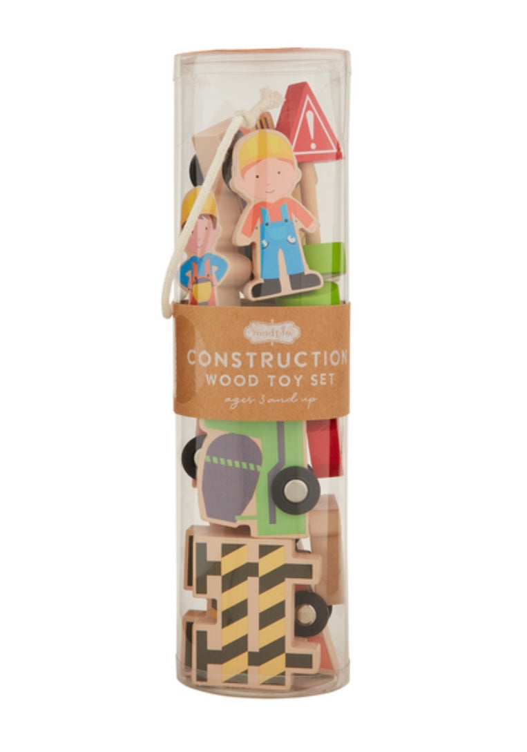 Construction Wood Toy Set