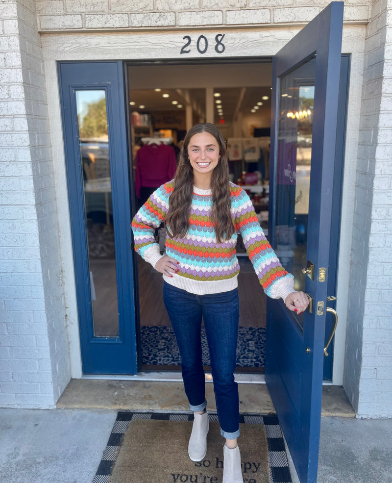 Karla Multi-Color Knit Sweater