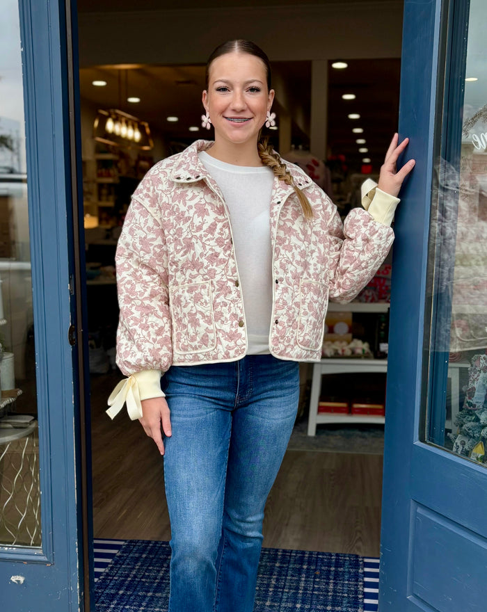 Sloane Floral Quilted Jacket