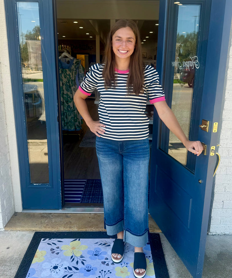 Cara Top-Navy